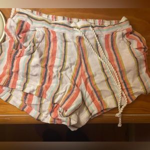 Rip curl, striped, shorts. Size Medium.